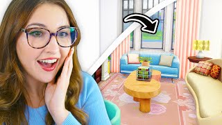 i tried furnishing someone elses empty home in sims 4 [upl. by Ytte]