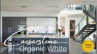 9 Ways To Make Your Home Elegant With Caesarstone Organic White Quartz [upl. by Wawro]