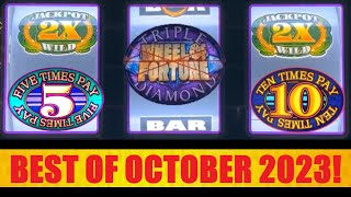 WIN AFTER WIN Jackpots Bonuses Big Wins High Limit Slots Best of October 2023 [upl. by Anima]