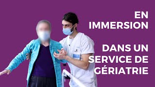 En immersion Dans un service de gériatrie à lhôpital SaintePérine [upl. by Girardo893]