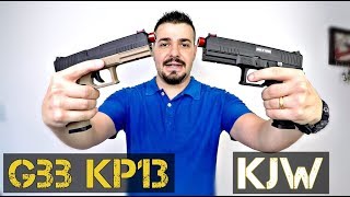 GBB KP13 KJW TAN  Airsoft Review  FBAIRSOFT [upl. by Cirdes]