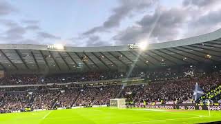 Scotland Vs England 12092023 national anthems [upl. by Shelburne959]