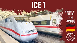 Im ICE 1 nach Berlin  TripReport 1 Klasse  Vlog 986 [upl. by Ives401]