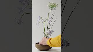 GESHI flower arrangement S121 插花 flower making art flowers ikebana cắm hoa nghệ thuật 꽃꽂이 [upl. by Ardied]