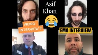 Asif Khan Funny 🤣😄 Tiktok Interviews Compilation [upl. by Sorvats499]