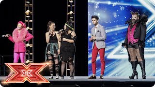 Russell Jones amp Descendance battle for the Judges’ attention  Boot Camp  The X Factor 2017 [upl. by Novrej]