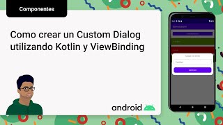 Custom dialog  Android Studio  Kotlin [upl. by Eelitan]