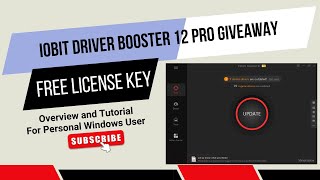 Boost Your PC Performance with IObit Driver Booster 12 PRO Free 6 Months Giveaway [upl. by Edelstein]