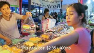 Thai Cakes Desserts  Thai Spring Rolls  Street Food [upl. by Abernon579]