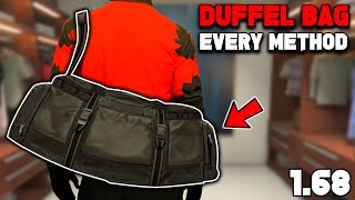 Every Method To Get The Black Duffel Bag In Gta 5 Online 168 [upl. by Lucais]