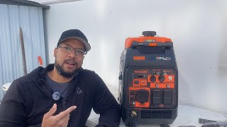 UNBOX AND REVIEW THE NEW WEN DF4801X QUIET DUAL FUEL INVERTER GENERATOR [upl. by Odrahcir]