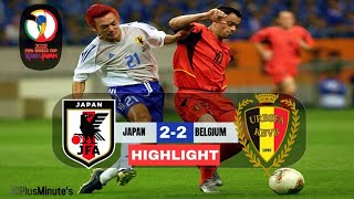 Japan vs Belgium  WORLD CUP 2002  Full Match Highlights  HD 1080P 90plusminutes [upl. by Clevie648]