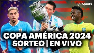 EN VIVO 🔴 SORTEO COPA AMÉRICA 2024 ⚽ ARGENTINA y MESSI defienden el título en ESTADOS UNIDOS [upl. by Justine]