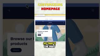 Shopify Tutorial For Beginners  ✅Customizing Homepage [upl. by Winters349]