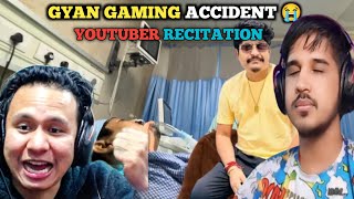 GYAN GAMING ACCIDENT YOUTUBER RECITATION VIDEO 💔😭 [upl. by Hendrik]