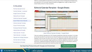 Google Sheet วางแผนการทำงาน สร้าง planner [upl. by Mayne]