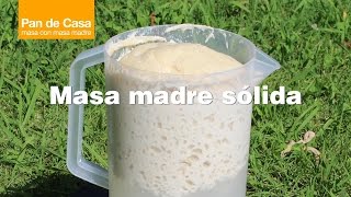 Receta Masa Madre Sólida [upl. by Youlton]