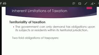 INTRODUCTION TO TAXATION PART 1 [upl. by Naej]