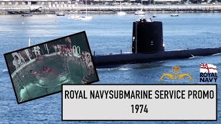 A 1974 Royal Navy Submarine Service promotional video Featuring various boats and establishments [upl. by Runkle]