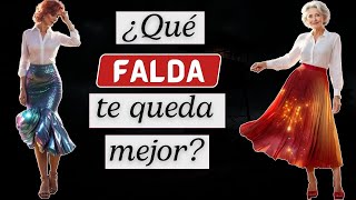 💃Aprende qué FALDA usar según tu Tipo de Cuerpo 💫 [upl. by Monika]