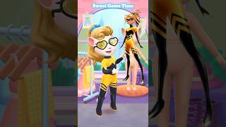 Queen Bee Makeover My Talking Angela 2 mytalkingangela2 trending viralvideo gaming [upl. by Drud148]