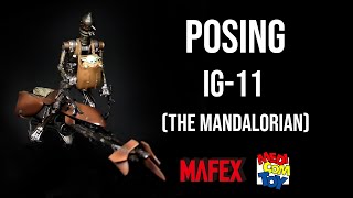 Ep239 Displaying Star Wars MAFEX  IG11 The Mandalorian [upl. by Ulphiah]