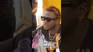 Gravity omutujju comments on Mikie Wine concert [upl. by Winni]