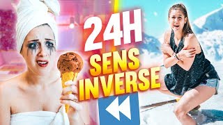 VIVRE PENDANT 24H EN SENS INVERSE  24H CHALLENGE  DENYZEE [upl. by Emelin]