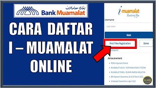 Cara Daftar iMuamalat Online banking 2022  BANK MUAMALAT [upl. by Rumery287]