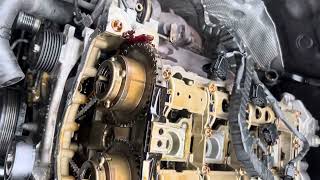 2013 Mercedes Benz m271 18l engine timing chain marks [upl. by Anurag962]