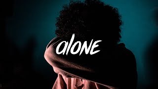 SadBoyProlific  Alone Lyrics  Lyric Video feat Ivri [upl. by Melisandra]