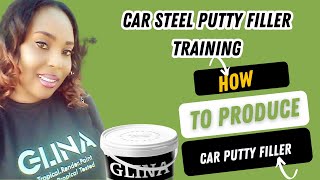 Car steel putty filler tutorial carpaint carcare [upl. by Enhpad]