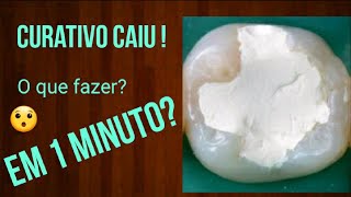 O CURATIVO  quotMASSINHAquot do dente caiu O QUE FAZER em 1 MINUTO [upl. by Downes]