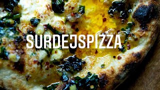 SURDEJSPIZZA  Testvinderen  Intet specielt udstyr  kun hjemmeovn og sten  Håndlavet PIZZA BIANCO [upl. by Eilsil]