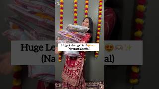 Meesho lehenga haul for navratri navratri meesho fashion lehenga ethnicwear sale [upl. by Easlehc]