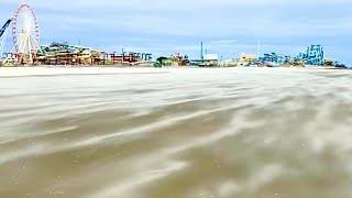 INCREDIBLE BEACH SANDSTORM IN WILDWOOD NJ 2024  LOOKED LIKE SOMETHING ON ANOTHER PLANET 😲 [upl. by Annaohj]