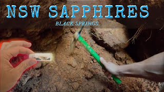 Sapphire Fossicking in NSW Australia  Black Springs [upl. by Ohara950]