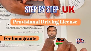 Provisional Driving License UK Step By Step UK Driving License Online Application DVLA [upl. by Montague]