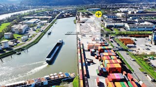 Neubau Logistikhalle im Hafen Trier [upl. by Airaet270]