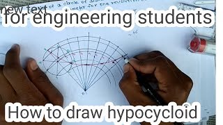 How to draw hypocycloid for engineering student in hindi [upl. by Anitsenre949]