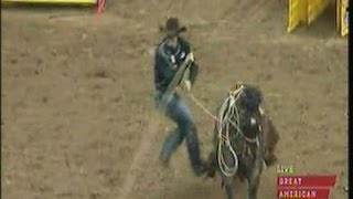 Tie Down Roping  2013 NFR Round 8 [upl. by Ayana]