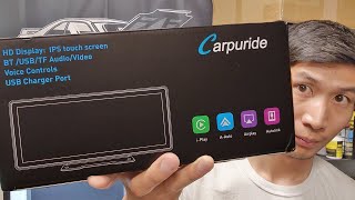 Get Wireless CarPlay For Any Car  Carpuride W103 103 inch Review [upl. by Kizzee]