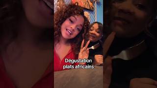 Dégustation plats africains 😋 ytbshort tiktok funny challenge humour degustation [upl. by Osmond]