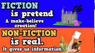 Fiction vs Non fiction song for kids about distinguishing fiction vs non fiction texts [upl. by Donny263]