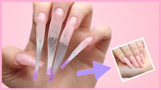 Trying Fiberglass Nails [upl. by Sevik]