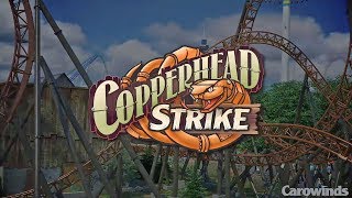 Copperhead Strike OffRide Flyover animation Carowinds newfor2019 [upl. by Adnoyek942]