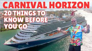 Carnival Horizon Review 20 Things to Know Before you Go [upl. by Adnaerb666]