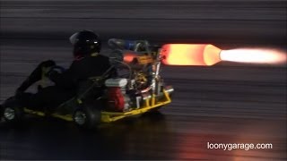 Jet Engine Go Kart with Afterburner [upl. by Allekim]