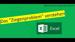 045  Ziegenproblem verstehen  excel  vba  tutorial  programmieren lernen  Karriere  Mathe [upl. by Asenev604]