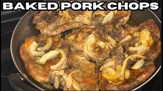 Baked Pork Chop Recipe [upl. by Rushing]